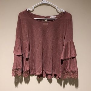 Laced Sleeve Blouse
